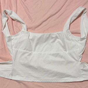 Princess Polly White Open Back - Going Out Top